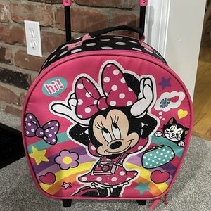Disney Minnie Mouse Pink and Purple Kids Suitcase